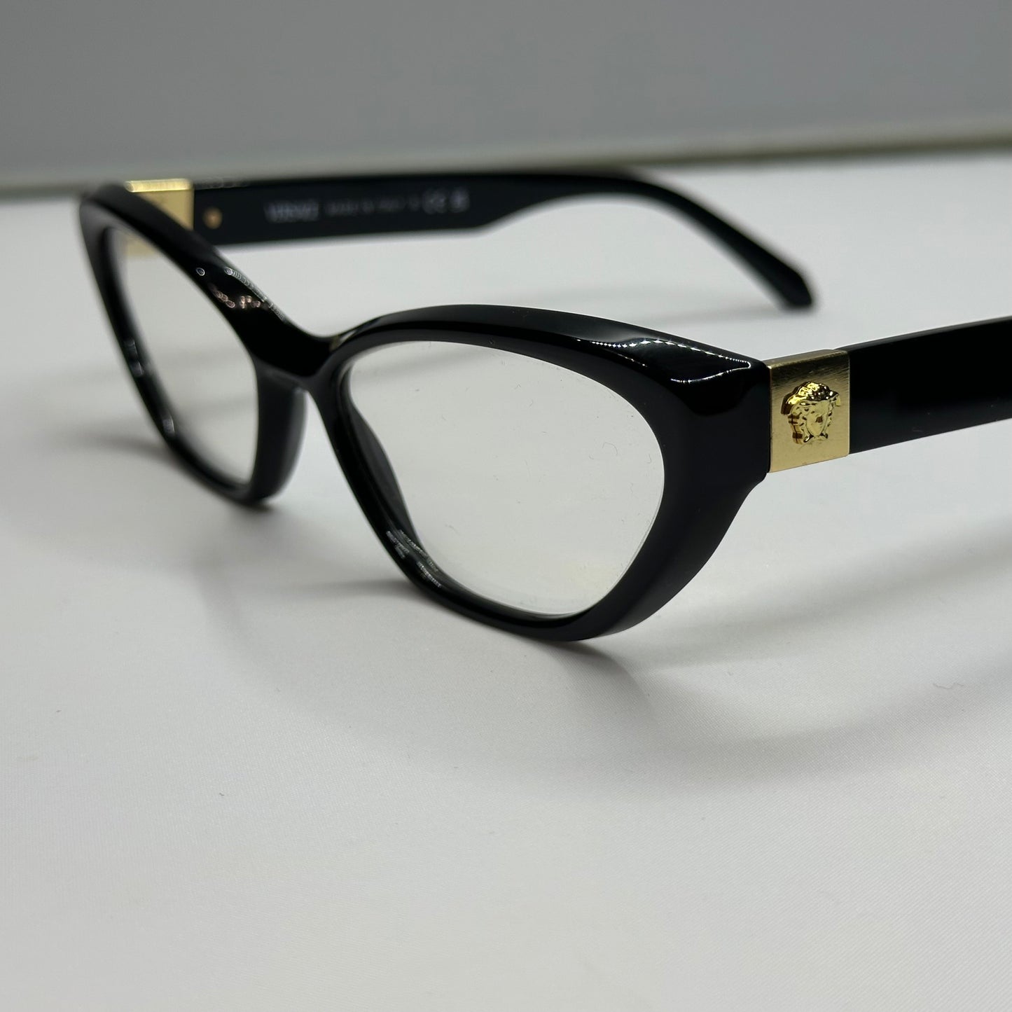 Versace Women's Eyeglasses 3356 GB Cat Eye 53-16-140 β Designer Frame