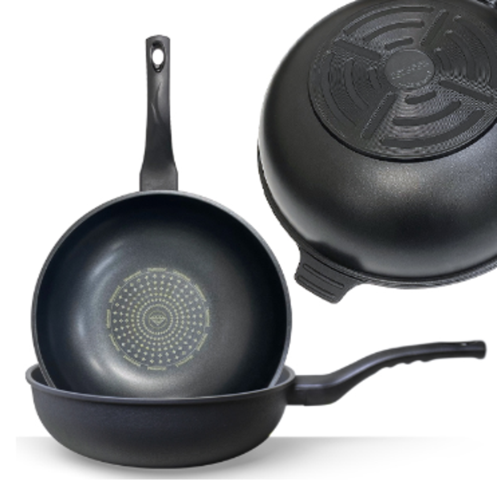Diamond Coated Wok Pan 13.5" (34cm)